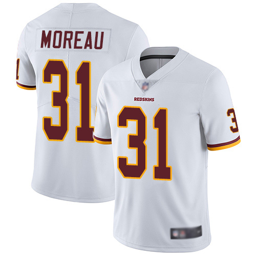 Washington Redskins Limited White Men Fabian Moreau Road Jersey NFL Football #31 Vapor